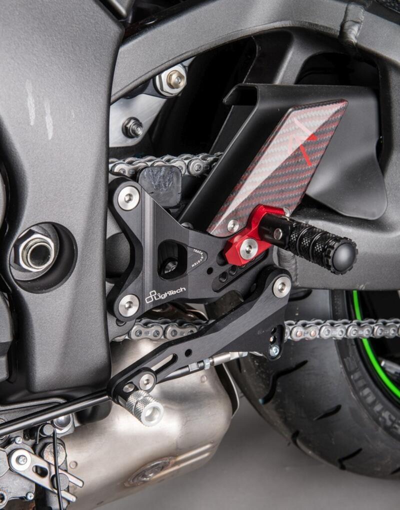 Adjustable Rear Sets With Fixed Foot Pegs for Kawasaki Naturale